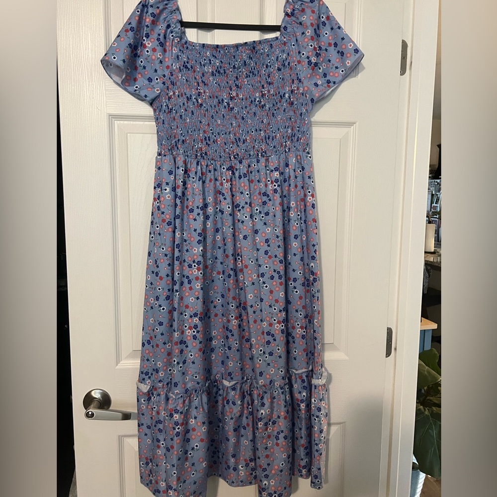 Floral Blue women’s Dress